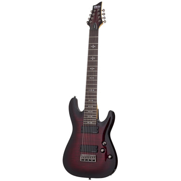 Guitarra Eléctrica 8 Cuerdas Schecter Demon-8 Crb Red Burst
